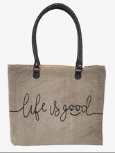 Load image into Gallery viewer, Marley Recycled Military Canvas Market Tote