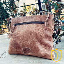 Load image into Gallery viewer, The Kincaid Red Brown Vintage Leather Crossbody Purse