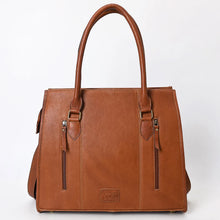 Load image into Gallery viewer, Coyote Moon Hand Tooled Leather Shoulder Bag