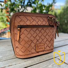 Load image into Gallery viewer, Rockwell Ranch Hand Tooled Leather Crossbody Purse
