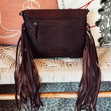 Load image into Gallery viewer, Rock Springs Western Leather Crossbody Purse