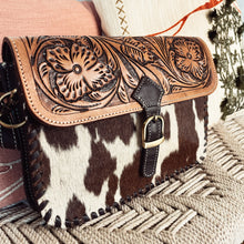 Load image into Gallery viewer, Oak Valley Western Leather Crossbody Purse