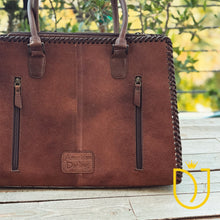 Load image into Gallery viewer, Silent Sonnet Hand Tooled Leather Shoulder Bag