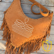 Load image into Gallery viewer, Stagecoach Suede Leather Shoulder Bag