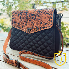 Load image into Gallery viewer, Paloma Quilted Leather Crossbody Purse