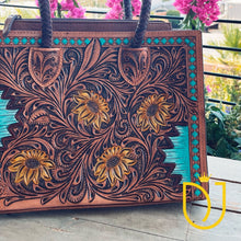 Load image into Gallery viewer, Great Bluff Western All Tooled Leather Purse