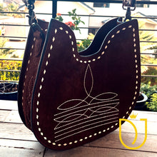 Load image into Gallery viewer, Belleview Suede Leather Hobo Purse