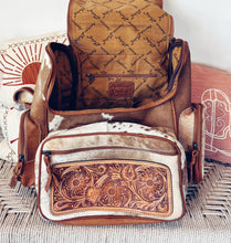 Load image into Gallery viewer, Lee Creek Western Leather Backpack