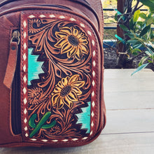 Load image into Gallery viewer, Great Bluff Hand Tooled Leather Sling Bag