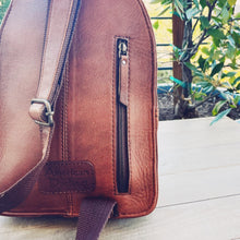 Load image into Gallery viewer, Great Bluff Hand Tooled Leather Sling Bag