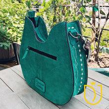 Load image into Gallery viewer, Belleview Suede Leather Hobo Purse