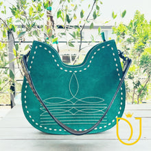 Load image into Gallery viewer, Belleview Suede Leather Hobo Purse