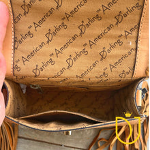 Load image into Gallery viewer, Eagle Island Hand Tooled Leather Crossbody Purse
