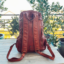 Load image into Gallery viewer, Roma Italian Leather Backpack