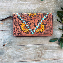Load image into Gallery viewer, High Falls Hand Tooled Leather Wallet