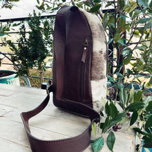 Load image into Gallery viewer, Rustic Sunflower Hand Tooled Leather Sling Bag