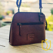Load image into Gallery viewer, Longhorn Hand Tooled Leather Crossbody Purse