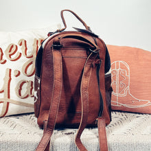 Load image into Gallery viewer, Otter Creek Western Leather Backpack