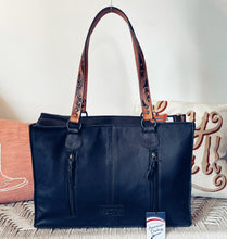 Load image into Gallery viewer, Hillshire Village Western Leather Tote Bag