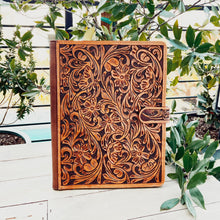 Load image into Gallery viewer, Eureka Springs Leather Notebook Portfolio