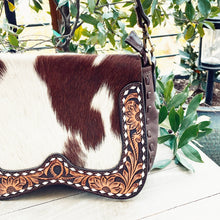 Load image into Gallery viewer, Deer Park Western Leather Crossbody Purse