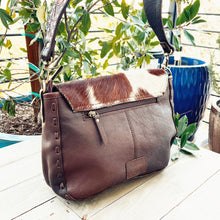 Load image into Gallery viewer, Deer Park Western Leather Crossbody Purse