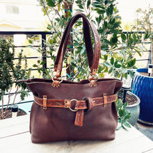 Load image into Gallery viewer, Brown Rock Leather Shoulder Bag