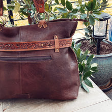 Load image into Gallery viewer, Brown Rock Leather Shoulder Bag