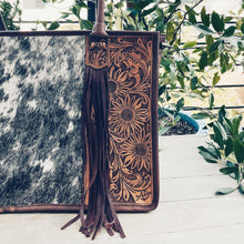 Load image into Gallery viewer, Paradise Valley Western Leather Tote Bag