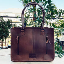Load image into Gallery viewer, Paradise Valley Western Leather Tote Bag