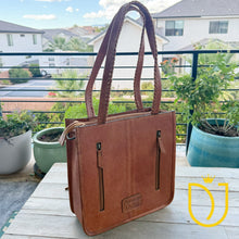 Load image into Gallery viewer, Spring Blooms Hair On Medium Western Leather Shoulder Bag