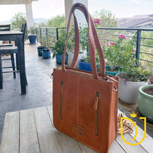 Load image into Gallery viewer, Spring Blooms Hair On Medium Western Leather Shoulder Bag