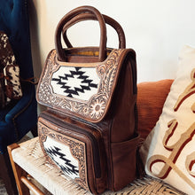 Load image into Gallery viewer, Whitecap Western Leather Backpack