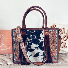 Load image into Gallery viewer, Park Hill Western Leather Tote Bag