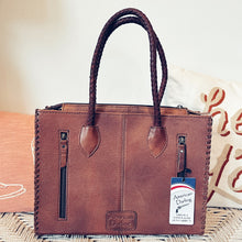 Load image into Gallery viewer, Point Blank Hand Tooled Leather Shoulder Bag