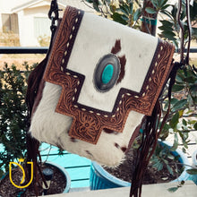 Load image into Gallery viewer, Quail Hollow Western Leather Crossbody Purse