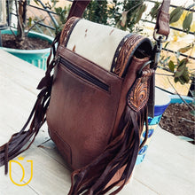 Load image into Gallery viewer, Quail Hollow Western Leather Crossbody Purse