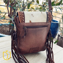 Load image into Gallery viewer, Quail Hollow Western Leather Crossbody Purse
