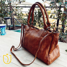 Load image into Gallery viewer, Crafted Charm Leather Crossbody Purse