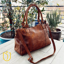 Load image into Gallery viewer, Crafted Charm Leather Crossbody Purse