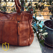 Load image into Gallery viewer, Crafted Charm Leather Crossbody Purse