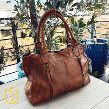 Load image into Gallery viewer, Crafted Charm Leather Crossbody Purse