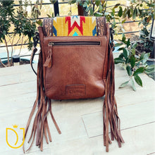 Load image into Gallery viewer, Oak Point Western Leather Crossbody Purse