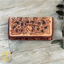 Load image into Gallery viewer, Cimarron Canyon Western Leather Wallet