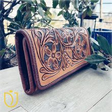 Load image into Gallery viewer, Cimarron Canyon Western Leather Wallet