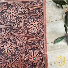 Load image into Gallery viewer, Divine Hand Tooled Leather Bible Cover
