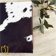 Load image into Gallery viewer, Faithful Hair On Cowhide Leather Bible Cover