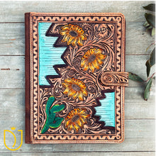 Load image into Gallery viewer, Great Bluff Leather Notebook Portfolio