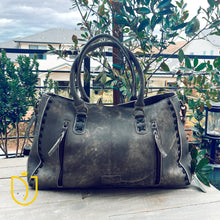 Load image into Gallery viewer, Moonstone Leather Crossbody Purse