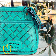 Load image into Gallery viewer, Frontier Freedom Hand Tooled Leather Crossbody Purse